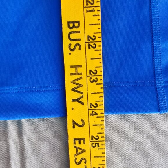 Nike Dri-Fit sports wear power back top women's size 1X blue, in-built bra - Picture 11 of 11